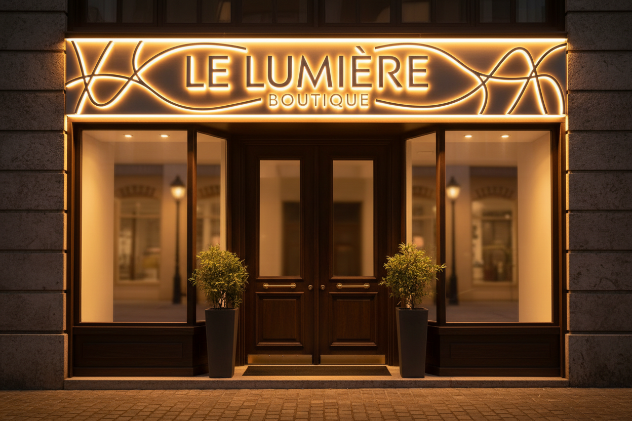 enseigne lumineux 