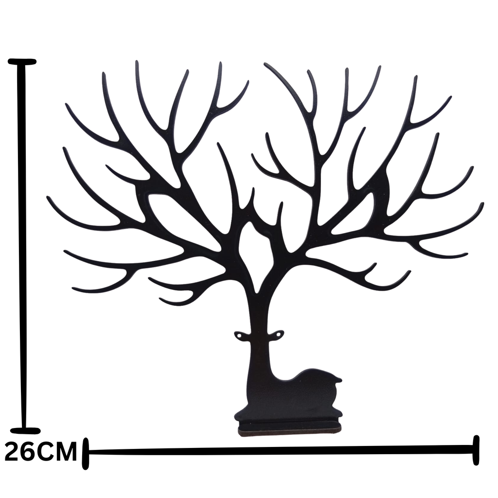 Présentoir gazelle des boucles d'oreilles en isorel