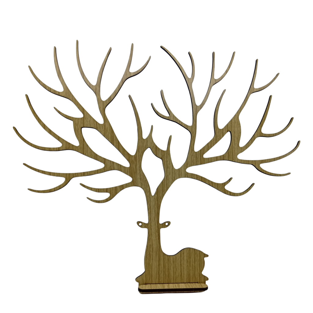 Présentoir gazelle des boucles d'oreilles en isorel